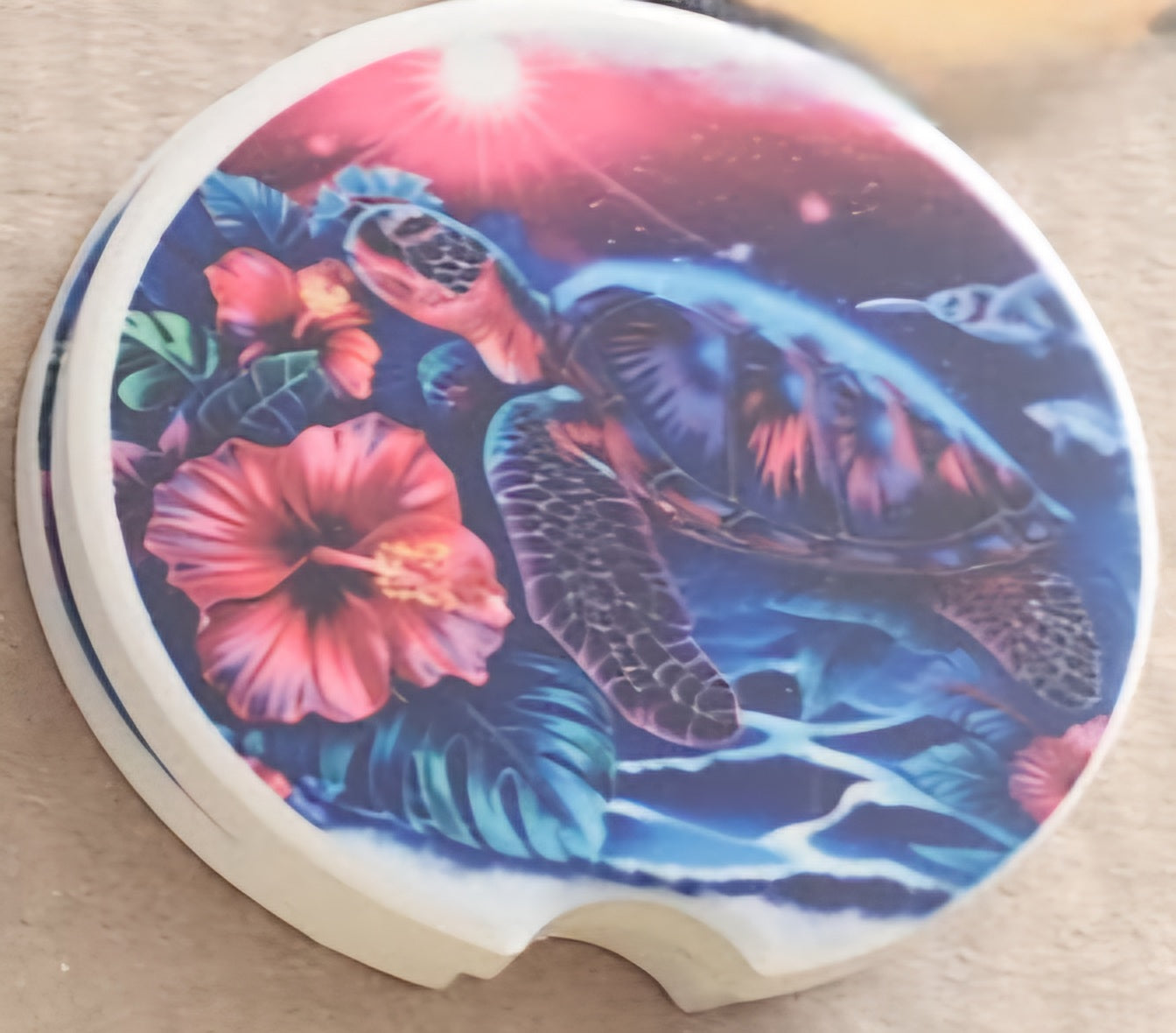 Sea Turtle Car Coaster