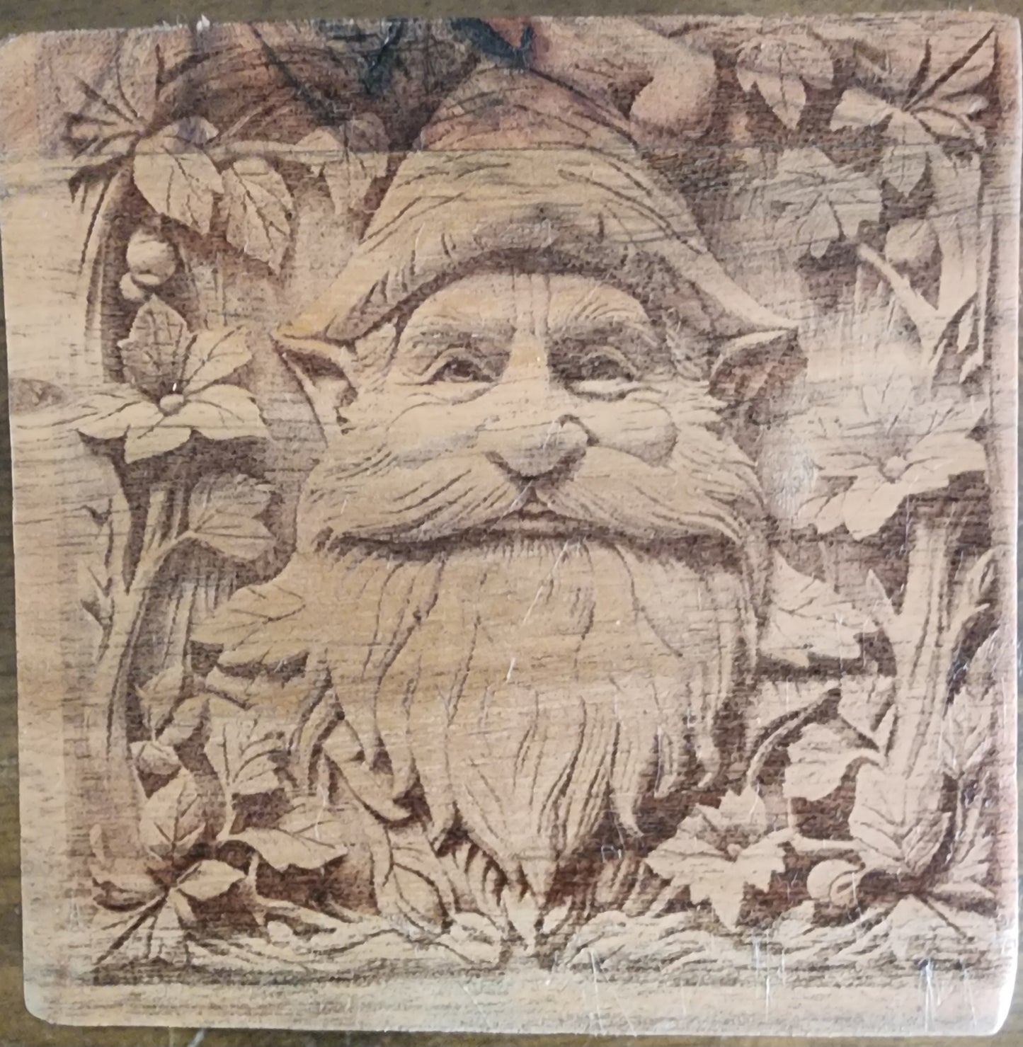 Wooden engraved coasters