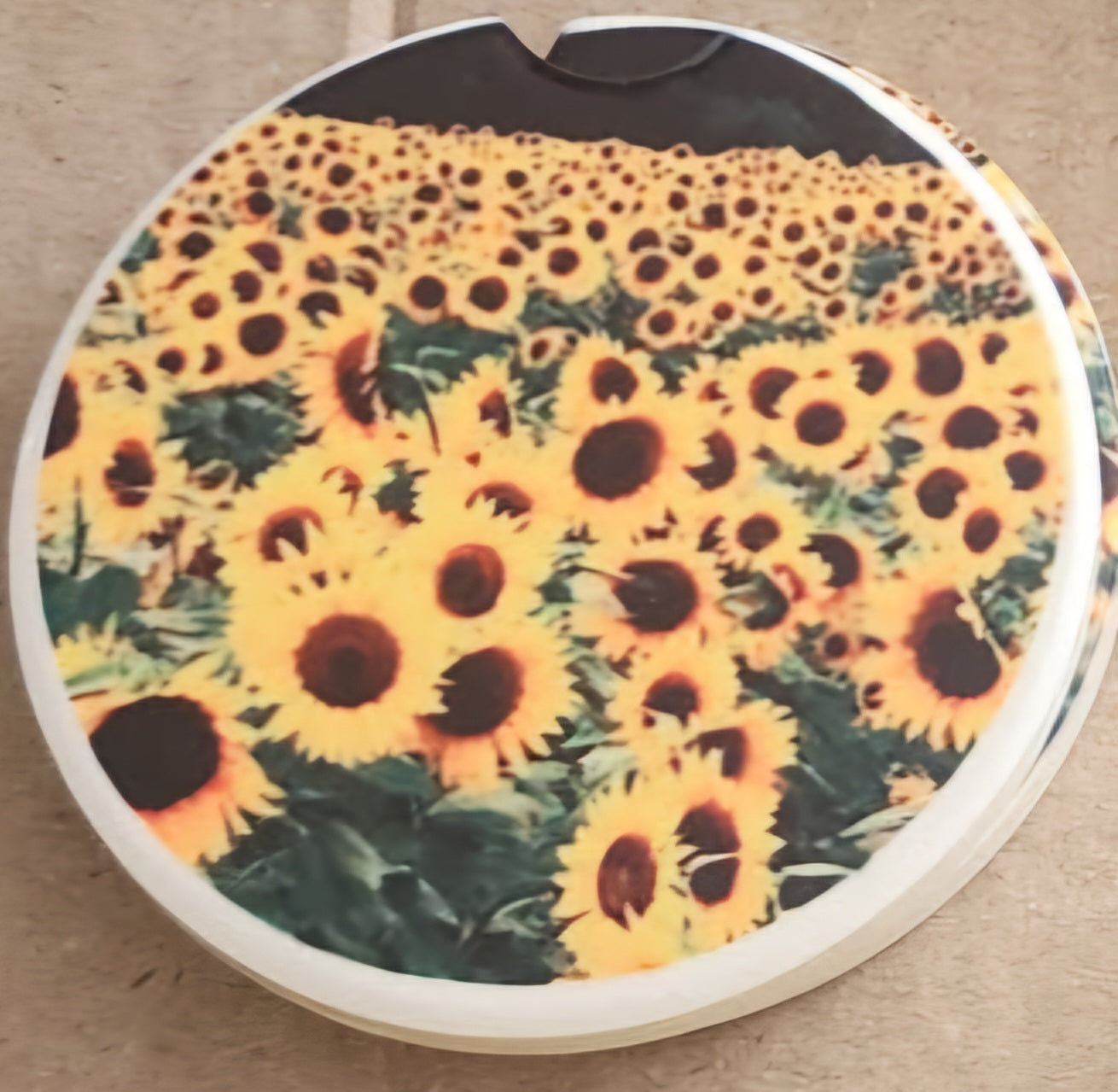 Sunflower Car Coaster