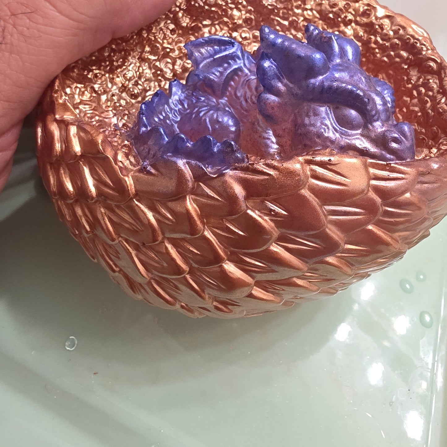 Custom Sleeping baby dragon decoration  / paperweight